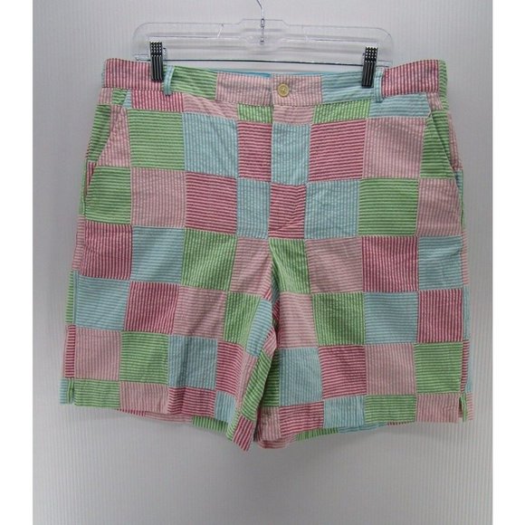 Orvis Shorts Orvis Shorts 6 Chino Plaid Pastel Seersucker Golf